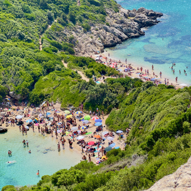 Porto Timoni beach, Corfu, Greece