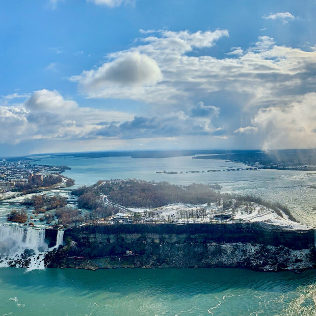 view from Skylon Tower, Niagara Falls, Ontario, Canada